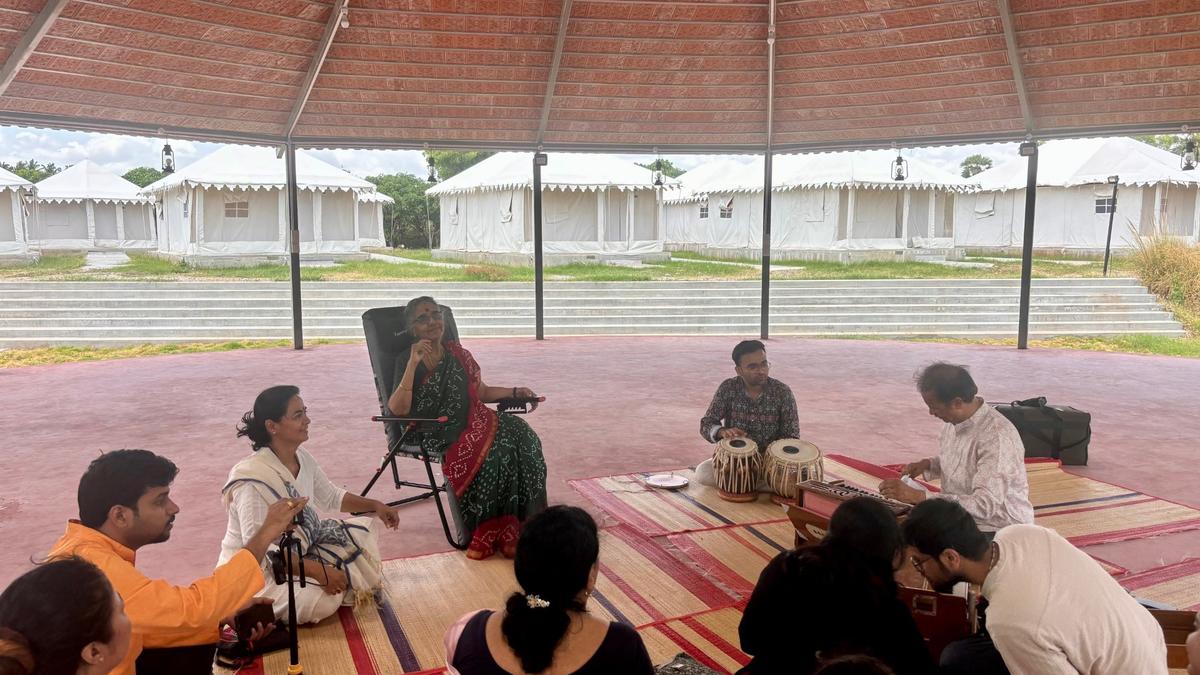 An open-air gurukul in Dharmapuri district redefines the music learning experience
